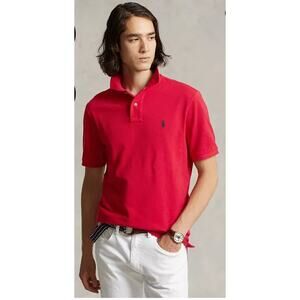 Ralph Lauren Men’s L Red Classic Fit Polo Valentine's Day Colorful Date Night